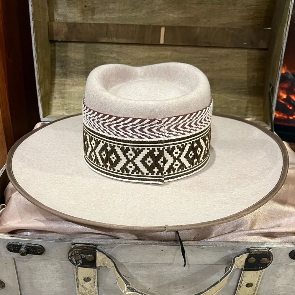 Olive and Pique Bellamy Wool Rancher Hat MSRP $169 - Picture 5 of 13